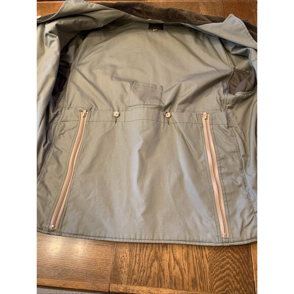 Vintage Abercrombie & Fitch Bird Hunting Jacket Corduroy Outdoors Fowl Sz 46 Grn - Picture 12 of 16